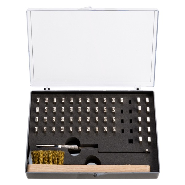 Prägetypen Sortiment "MINI" im Koffer