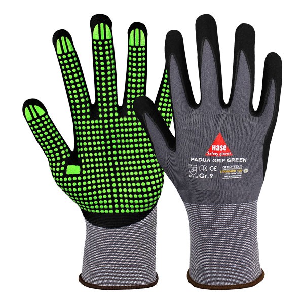 Hase Safety PADUA GRIP GREEN Handschuhe