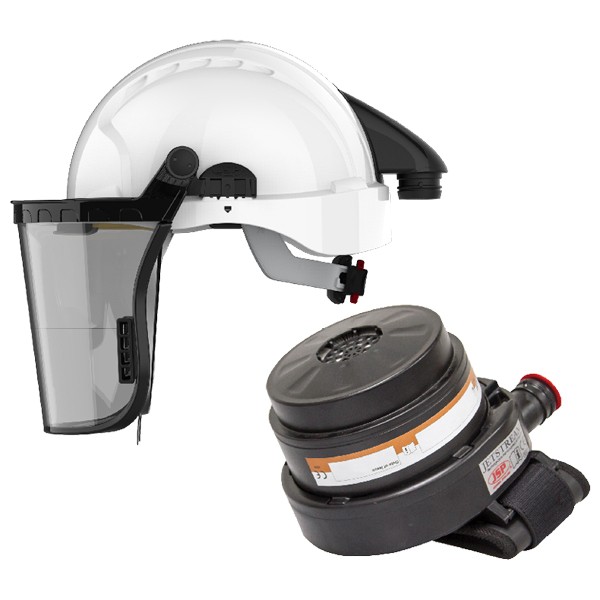 JSP Jetstream®, inkl. EVO®5 Schutzhelm, A2PSL Staub- und Gasfilter