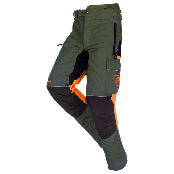 SIP Protection Samourai Schnittschutzhose - Grün-Leuchtorange