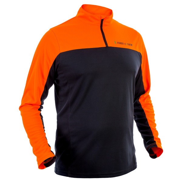 Forst-Extrem Beginner 2.0 Funktionsshirt - langarm - Anthrazit-Orange