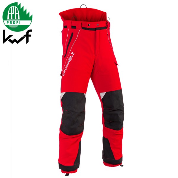 GRÜNHOLZ® Pro³air Schnittschutzhose - rot