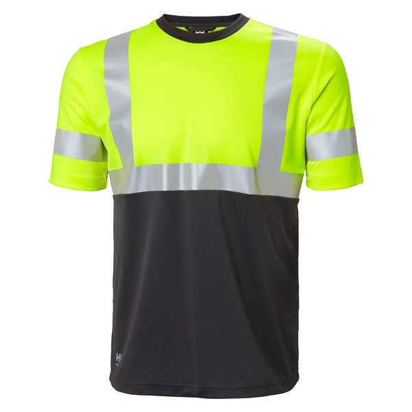 Helly Hansen Addvis T-Shirt CL1 - EN20471, Yellow-Ebony