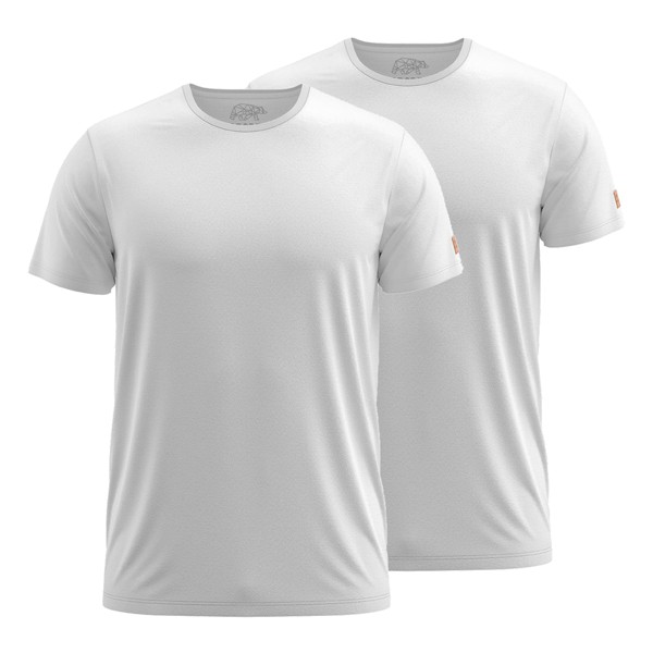 FORSBERG T-Shirt 2er-Set - Weiß