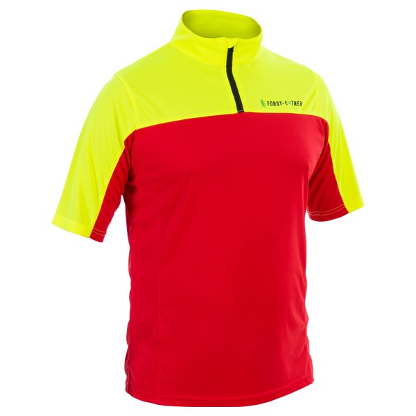 Forst-Extrem Beginner 2.0 Funktionsshirt - kurzarm - Rot-Gelb