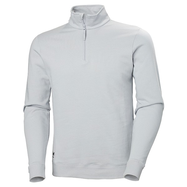 Helly Hansen Manchester Half Zip Sweatshirt, Hellgrau