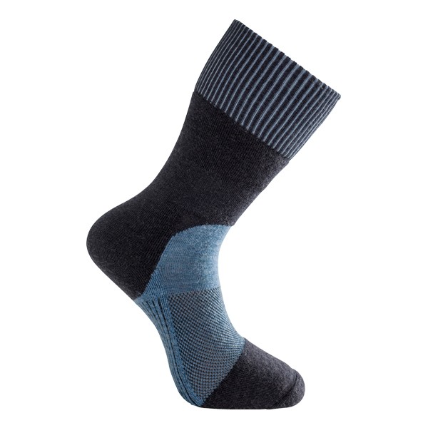 Woolpower Skilled Classic 400 Socken, dark navy / nordic blue