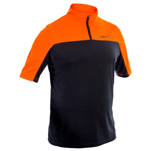 Forst-Extrem Beginner 2.0 Funktionsshirt - kurzarm - Anthrazit-Orange