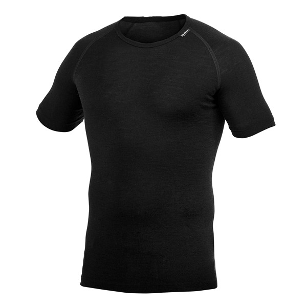 Woolpower Tee Lite T-Shirt, kurzarm, schwarz