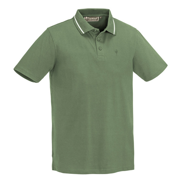 Pinewood Outdoor Life Polo-Shirt MIdgrün