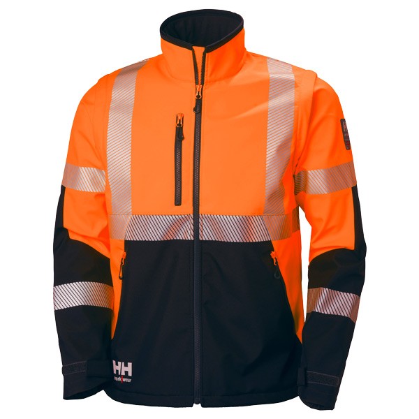 Helly Hansen ICU Softshell Jacke - EN20471, Leuchtorange