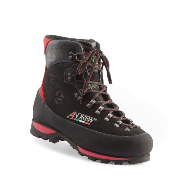 ANDREW Rozes Wood/P + S3 Schnittschutzstiefel Mesh Innenfutter