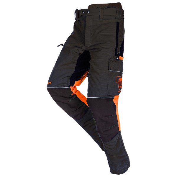 SIP Protection Samourai Schnittschutzhose - Orange-Grau