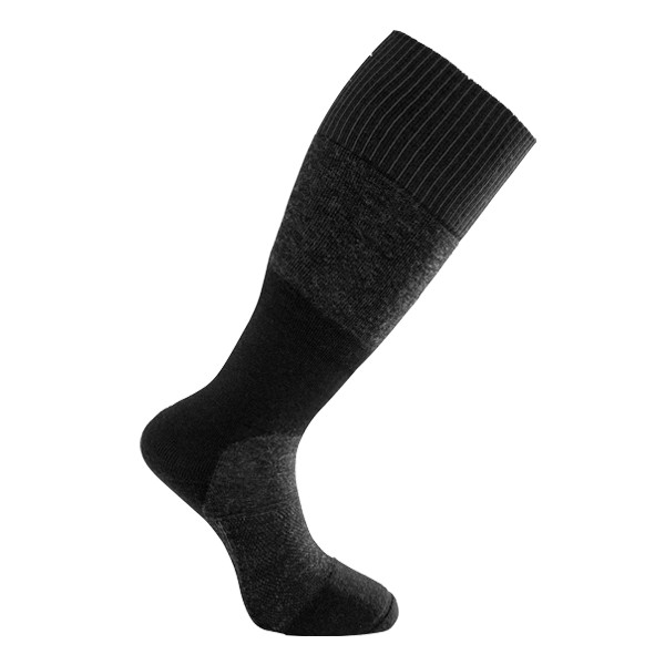 Woolpower Skilled Knee-High 400 Socken, black/dark grey