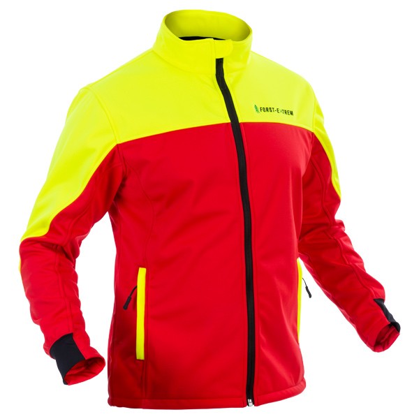 Forst-Extrem Beginner 2.0 Softshelljacke - Rot-Gelb