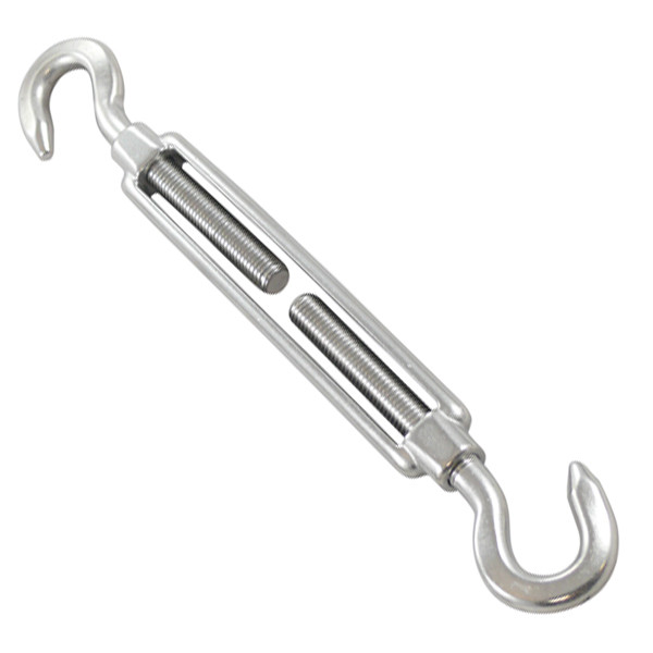 Produktbild von 5 Stück Spannschloss Haken-Öse M16 X 170 Mm – Verzinkter Stahl, Polnische Qualität, Für Zäune, Seile, Ladungssicherung